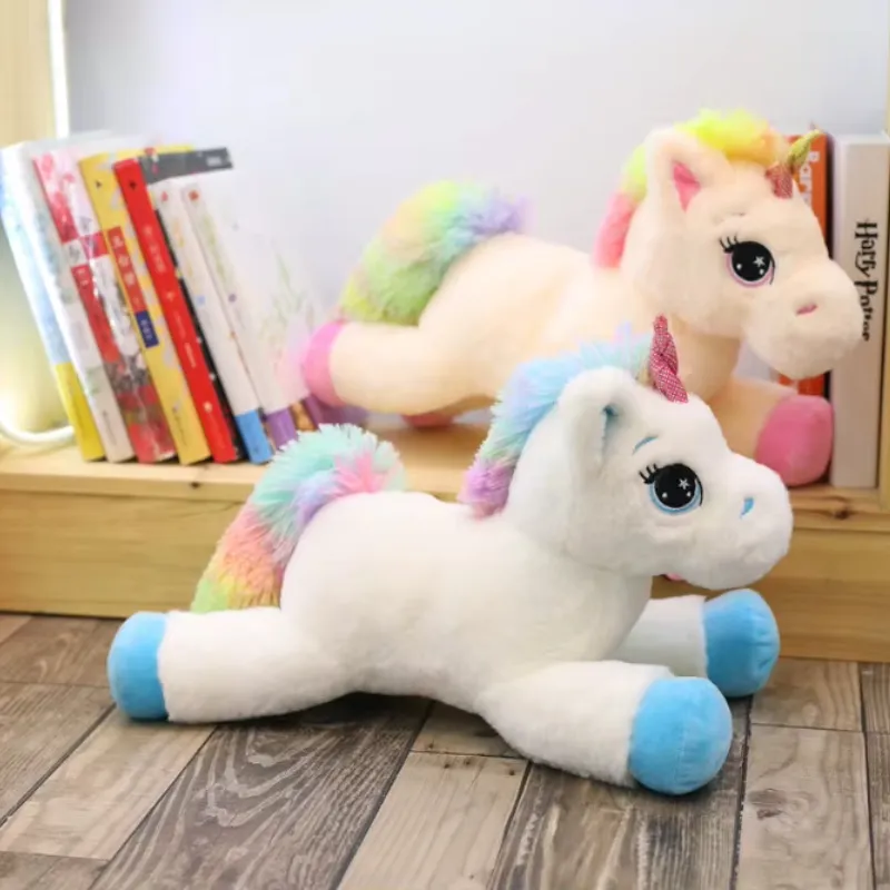 luna fofeza unicornio de pelucia com rabinho colorido 2 v1